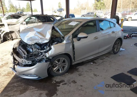 2017 Chevrolet Cruze Lt Auto из США, поврежденный, VIN 3G1BE6SM5HS578394